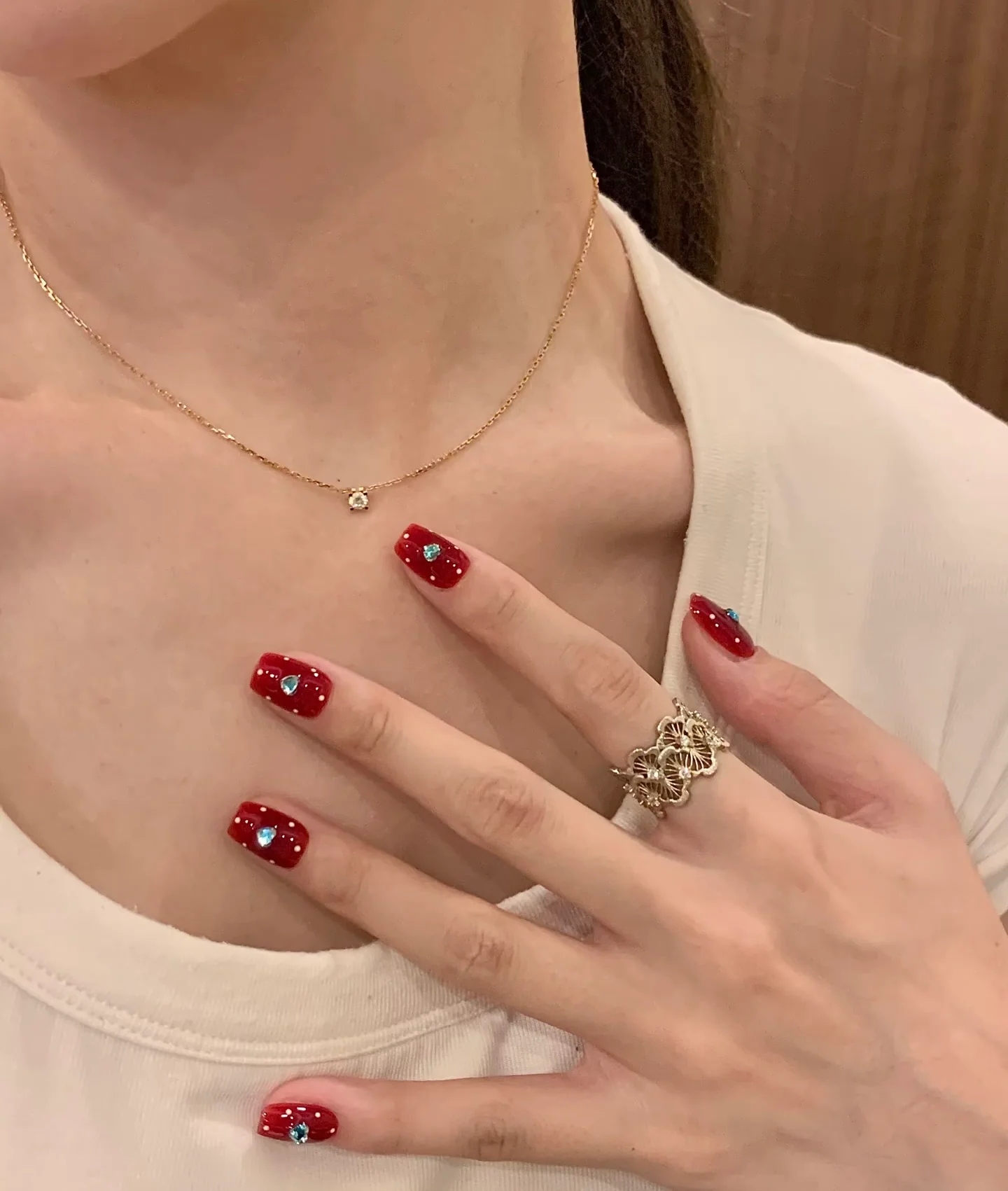 Ruby Cabochon, view 2